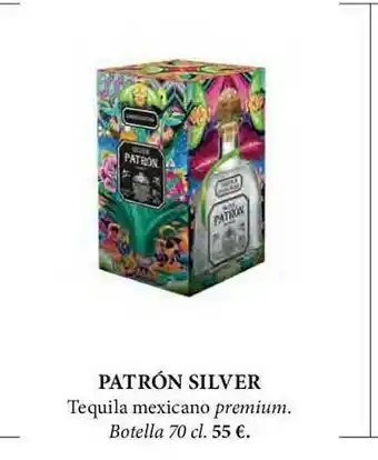 El Corte Inglés Patrón Silver Tequila Mexicano Premium oferta