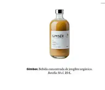 El Corte Inglés Gimber Bebida Concentrada De Jengibre Orgánico oferta