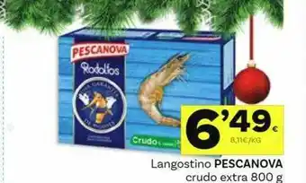 Supermercados Dani Langostino Pescanova Crudo Extra oferta