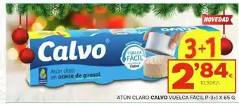 Supermercados Dani Atun Claro Calvo Vuelca Facial P-3+1 oferta