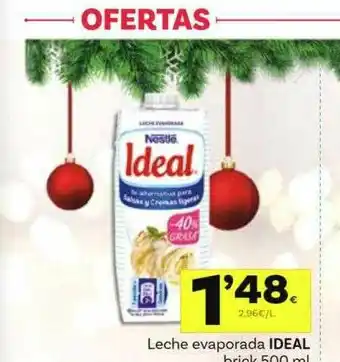Supermercados Dani Leche Evaporada Ideal oferta