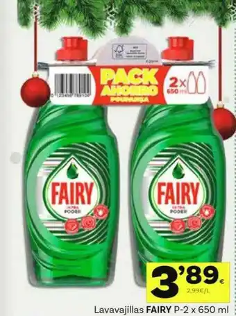 Supermercados Dani Lavavanjillas Fairy oferta
