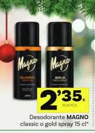 Supermercados Dani Desodorante Magno Classic O Gold oferta
