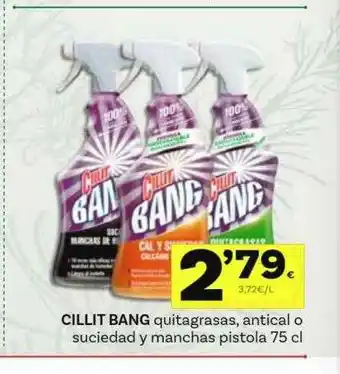 Supermercados Dani Cillit Bang Quitagrasas Antical O Suciedad Y Manchas oferta
