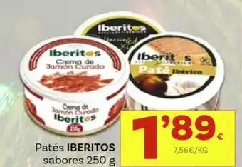 Supermercados Dani Patés Iberitos Sabores oferta