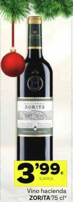Supermercados Dani Vino Hacienda Zorita oferta