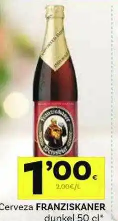 Supermercados Dani Cerveza Franziskaner Dunkel oferta