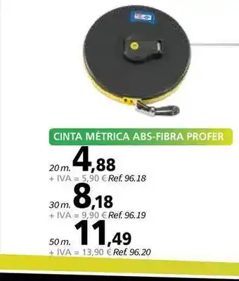 Coferdroza Cinta Métrica Abs Fibra Profer 20m oferta