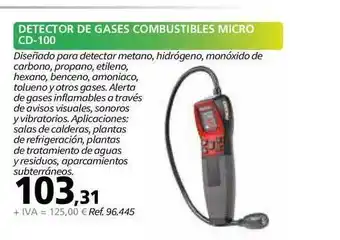 Coferdroza Detector De Gases Combustibles Micro Cd 100 oferta