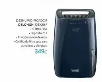Tien 21 Deshumidificador Delonghi Dex216f oferta