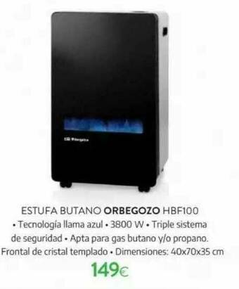 Tien 21 Estufa Butano Orbegozo Hbf100 oferta