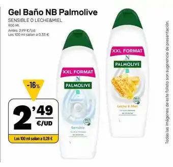 AhorraMas Gel Baño Nb Palmolive oferta
