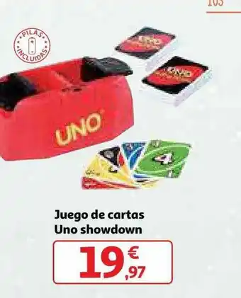 Alcampo Juego De Cartas Uno Showdown oferta