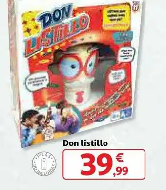 Alcampo Don Listillo oferta