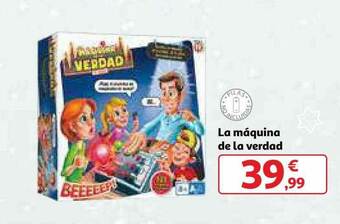 Alcampo La Máquina De La Verdad oferta