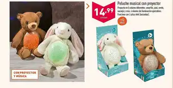 ALDI Peluche Musical Con Proyector oferta