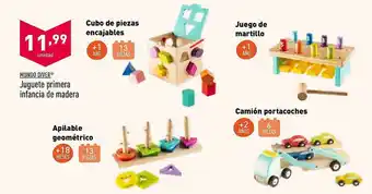 ALDI Mundo Diver Juguete Primera Infancia De Madera oferta