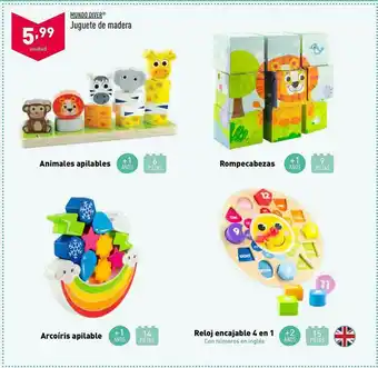ALDI Mundo Diver Juguete De Madera oferta