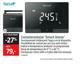 Bauhaus Garza Cronotermòstat 'Smart Home' oferta