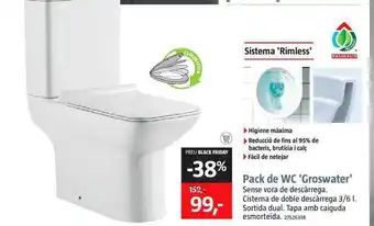 Bauhaus Pack De Wc 'Groswater' oferta