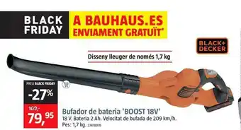 Bauhaus Bufador De Bateria 'Boost 18V' oferta