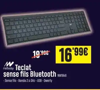 Beep Netway Teclat Sense Fils Bluetooth oferta