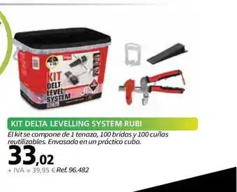 Coferdroza Kit Delta Levelling System Rubi oferta