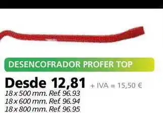 Coferdroza Desencofrador Profer Top oferta