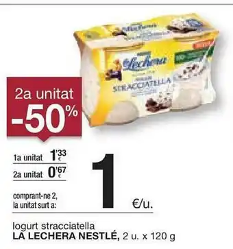 BonpreuEsclat La Lechera Nestlé Iogurt Stracciatella oferta