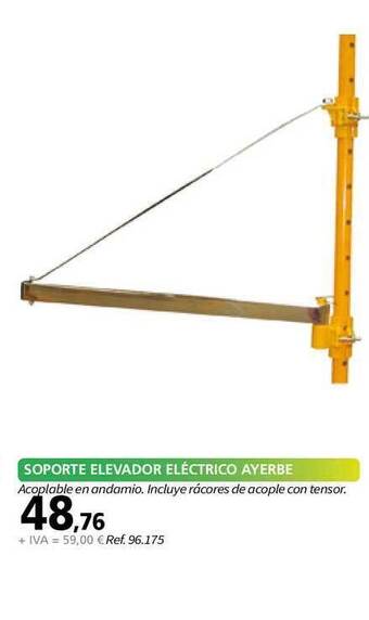 Coferdroza Soporte Elevador Eléctrico Ayerbe oferta