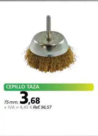 Coferdroza Cepillo Taza 75mm oferta