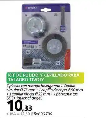 Coferdroza Kit De Pulido Y Cepillado Para Taladro Tivoly oferta
