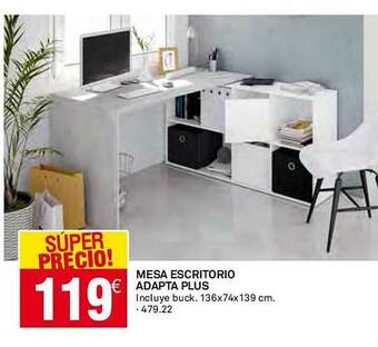 Bricoking Mesa Escritorio Adapta Plus oferta