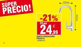 Bricoking Grifo Fregadero Frontil oferta