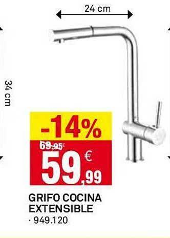 Bricoking Grifo Cocina Extensible oferta