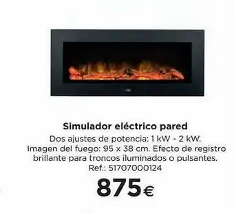 BriCor Simulador Eléctrico Pared oferta