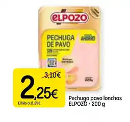 Dialprix ELPOZO Pechuga pavo lonchas oferta