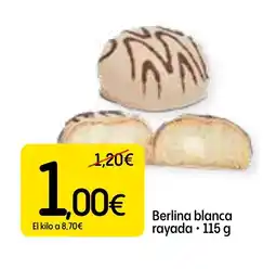 Dialprix Berlina blanca rayada oferta