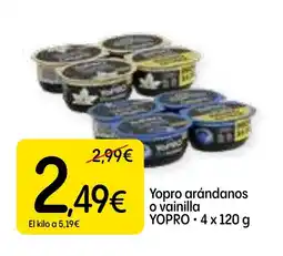 Dialprix YOPRO Yopro arándanos o vainilla oferta