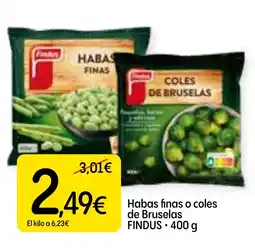 Dialprix FINDUS Habas finas o coles de Bruselas oferta