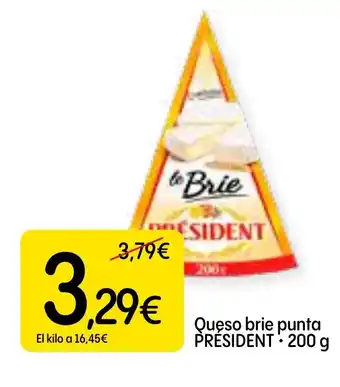 Dialprix PRÉSIDENT Queso brie punta oferta