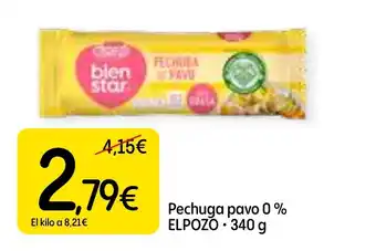 Dialprix ELPOZO Pechuga pavo 0% oferta