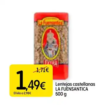 Dialprix LA FUENSANTICA Lentejas castellanas oferta