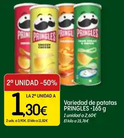 Dialprix PRINGLES Variedad de patatas oferta