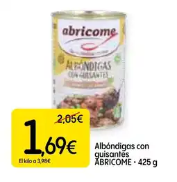 Dialprix ABRICOME Albóndigas con guisantes oferta