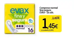 Dialprix EVAX Compresa normal fina segura oferta