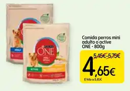 Dialprix ONE Comida perros mini adulto o active oferta