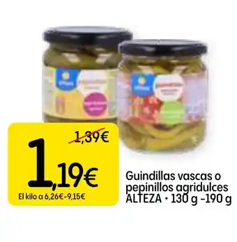 Dialprix ALTEZA Guindillas vascas o pepinillos agridulces oferta