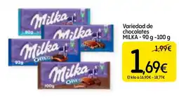 Dialprix MILKA Variedad de chocolates oferta