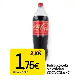 Dialprix COCA COLA Refresco cola sin cafeína oferta